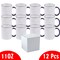 12 Pcs 11OZ Dark Blue Rim & Handle Sublimation Mugs With Individual White Boxes